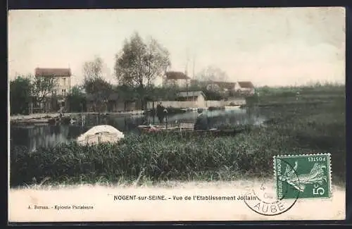 AK Nogent-sur-Seine, Vue de l`Établissement Jollain