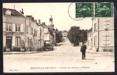 AK Brienne-le-Château, Avenue du Château et Hôpital