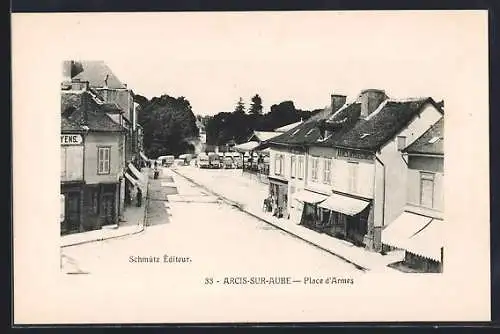 AK Arcis-sur-Aube, Place d`Armes