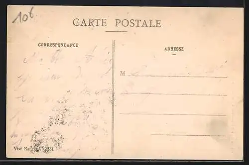 AK Arcis-sur-Aube, L`Hôpital et allée bordée d`arbres en hiver