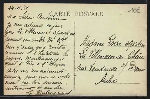 AK Arcis-sur-Aube, Rue de Troyes