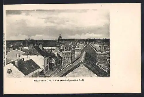 AK Arcis-sur-Aube, Vue panoramique, côté Sud