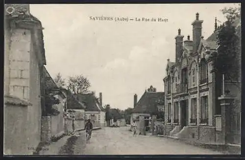 AK Savières, La Rue du Haut