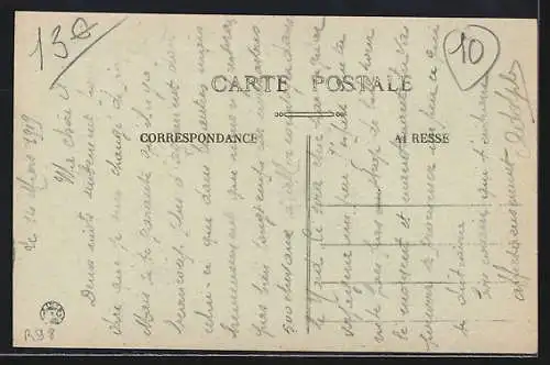 AK Savières, La Rue du Haut