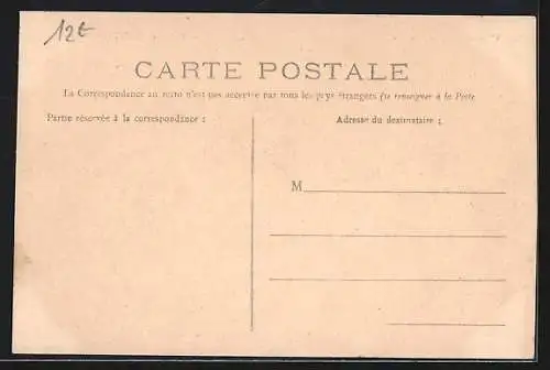 AK Pont-Sainte-Marie, Église et calèche devant l`entrée principale