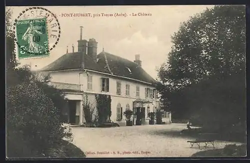 AK Pont-Hubert, Le Château près de Troyes, Aube