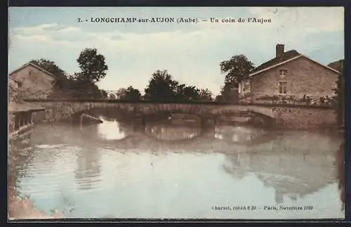 AK Longchamp-sur-Aujon, Un coin de l`Aujon