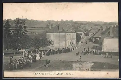 AK Vauchassis, Une Noce à Vauchassis, Aube