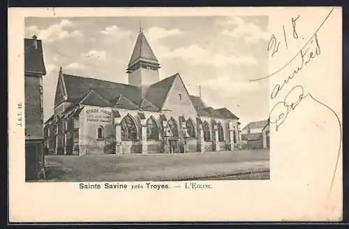 AK Sainte Savine, L`Église près de Troyes