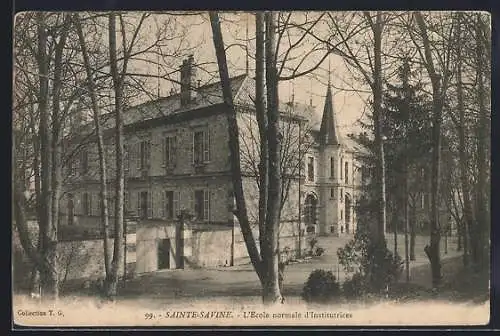 AK Sainte-Savine, L`École normale d`institutrices