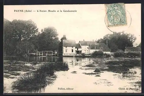 AK Payns, L`Ancien Moulin et la Gendarmerie