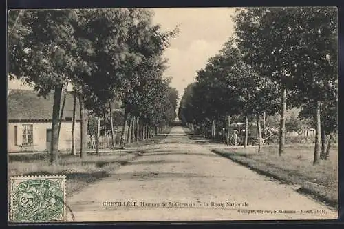 AK Chevillèle, Hameau de St-Germain, La Route Nationale