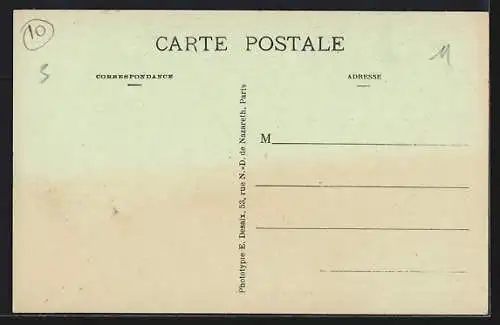 AK Maisons-Blanches, Route Nationale en cours de rechargement