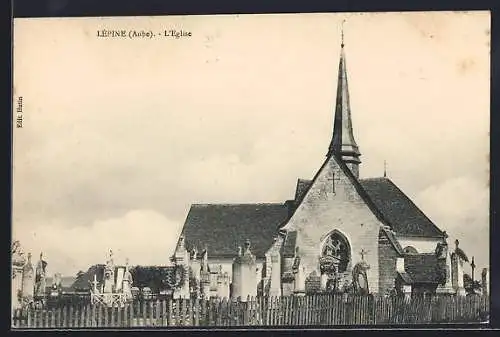 AK Lépine, L`Église et son cimetière