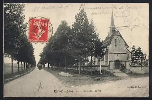 AK Piney, Chapelle et Route de Troyes