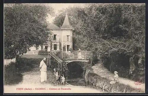 AK Piney, Château et passerelle à Rachisy