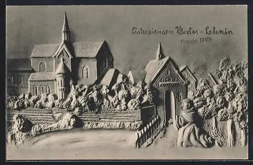 AK Lehnin, Relief Cisterzienser-Kloster anno 1900