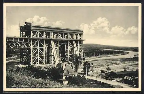 AK Niederfinow, Schiffshebewerk d. Hohenzollernkanals
