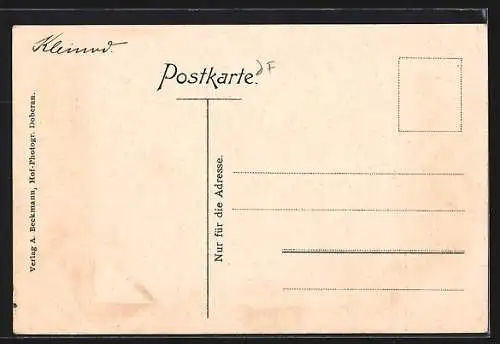AK Doberan, Rest des Bogengangs aus der Klosterzeit der Kirche