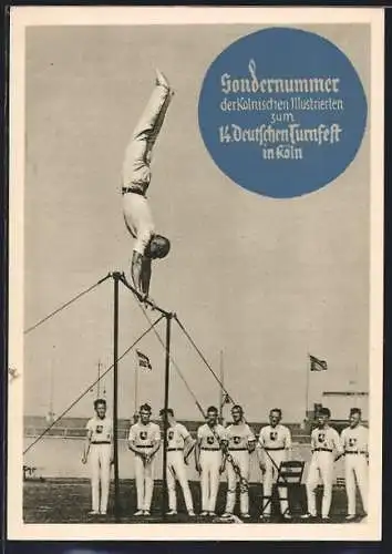 AK Köln, 14. Deutsches Turnfest, Sondernummer der Kölnischen Illustrierten