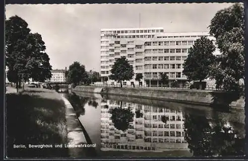 AK Berlin-Tiergarten, Bewaghaus und Landwehrkanal