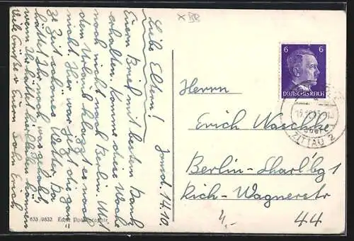 AK Berlin-Charlottenburg, Strassenansicht der Technischen Hochschule