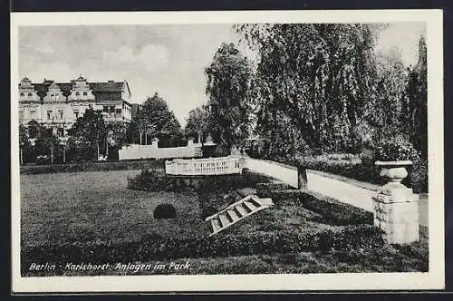 AK Berlin-Karlshorst, Anlagen im Park