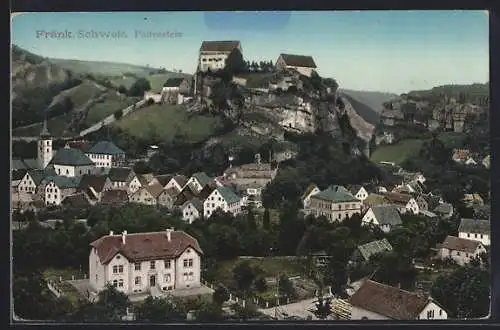 AK Pottenstein /Fränk. Schweiz, Blick auf den Ort