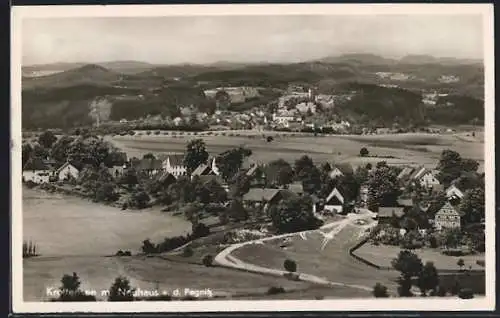 AK Neuhaus a. Pegnitz, Ortsansicht mit Krottensee