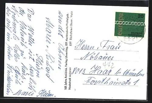 AK Neualbenreuth /Opf., Marktplatz, Alte Buche, Grandfelsen