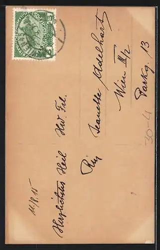 AK Generaloberst von Mackensen in Uniform mit Pickelhaube, Der Sieger in der Karpathenschlacht