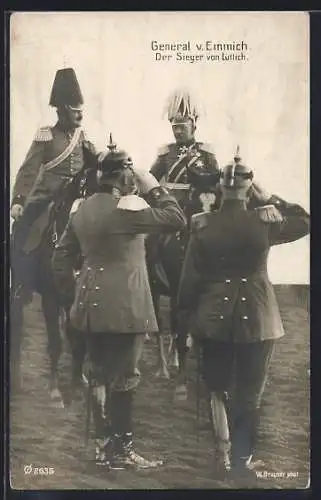 AK General v. Emmich, Der Sieger von Lüttich zu Pferd