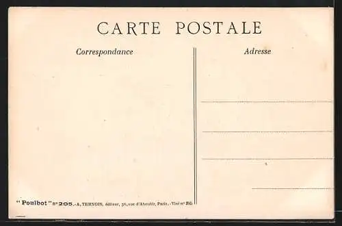 Künstler-AK Francisque Poulbot: Kinder marschieren und musizieren mit französischer Flagge