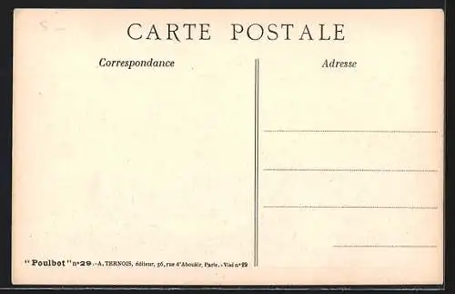 Künstler-AK Francisque Poulbot: M`zelle! elle dit que mon filleul..., Scherz, Schule