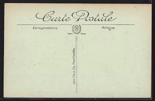 AK Proverville, L`Église avec des enfants jouant devant