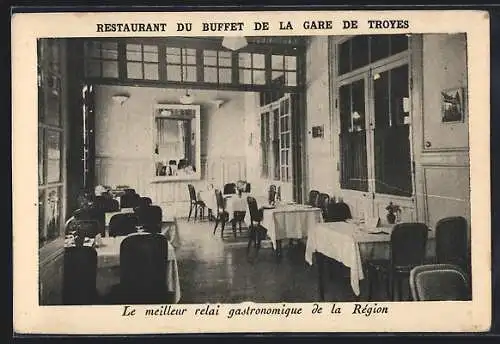 AK Troyes, Restaurant du Buffet de la Gare, meilleur relais gastronomique de la région