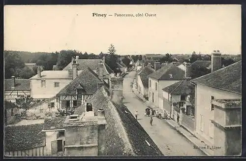 AK Piney, Panorama côté Ouest