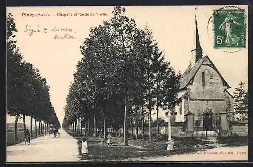 AK Piney, Chapelle et Route de Troyes