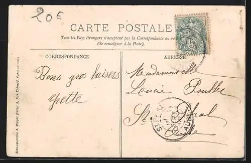 AK Lusigny, Rue conduisant à la place