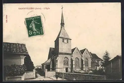 AK Radonvilliers, L`Église du village