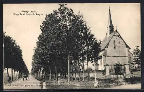 AK Piney, Chapelle et Route de Troyes