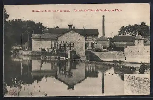 AK Jessains, Un coin des Usines de Beaulieu, sur l`Aube