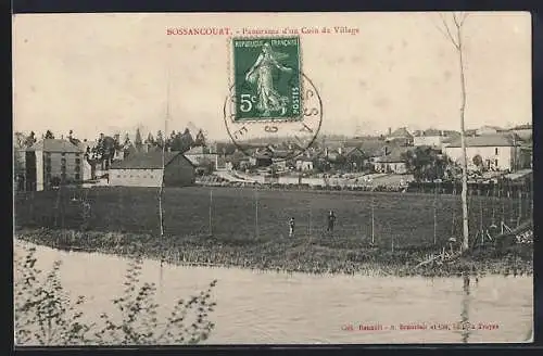 AK Bossancourt, Panorama d`un Coin du Village
