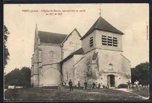 AK Piney, L`Église St-Martin, reconstruite en partie en 1877 et 1878