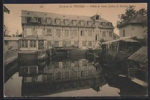 AK Troyes, Pointe de Saint-Julien, le Moulin à eau