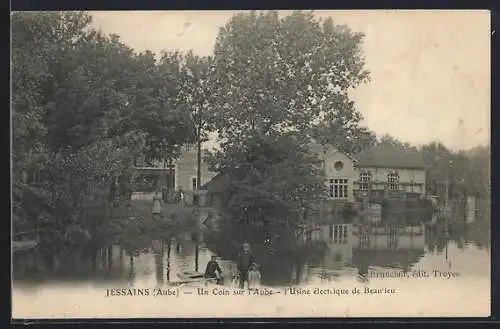 AK Jessains, Un Coin sur l`Aube, L`usine électrique de Beaurieux