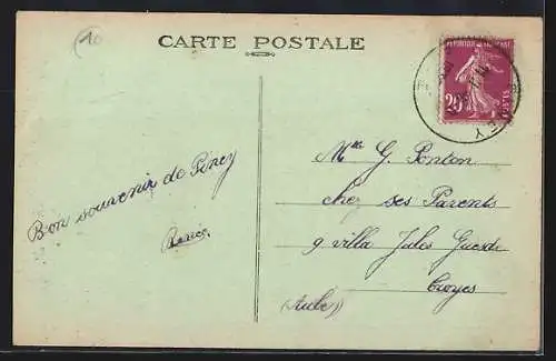 AK Piney, Chapelle et Route de Troyes