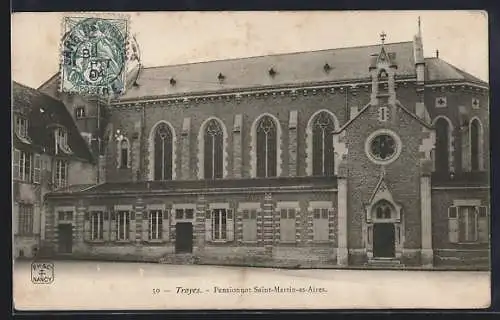 AK Troyes, Pensionnat Saint-Martin-ès-Aires