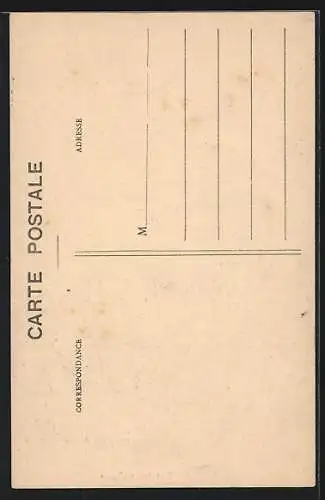 AK Montgueux, L`Église et groupe de villageois devant