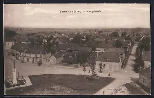 AK Saint-Lyé, Vue générale du village et des environs